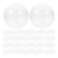 Capsules Rondes Housoutil Transparentes 50PCS Capsule Jouet Vide 60mm Boule Plastique Transparente Remplir Acrylique Coquille De Transparente Machines a ChewingGum Petits