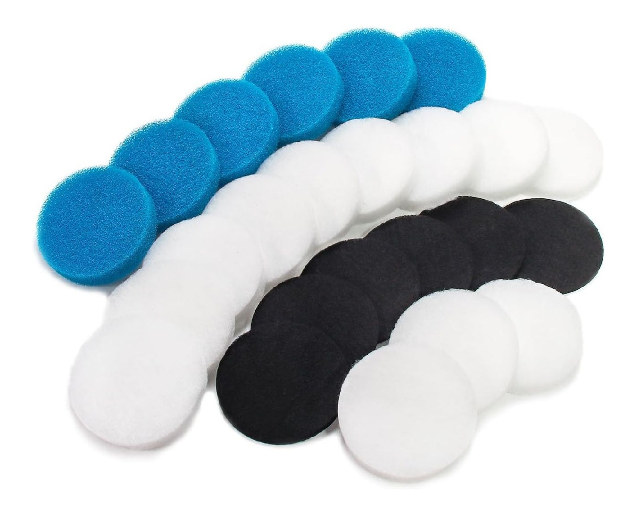 Compatible Paquet du Valeur Filtre du Carbone Filtre Grossier et Tampons Filtrants Bien Ensemble Convient pour Le Eheim Classic 2213/250 2616131 Paquet de 24