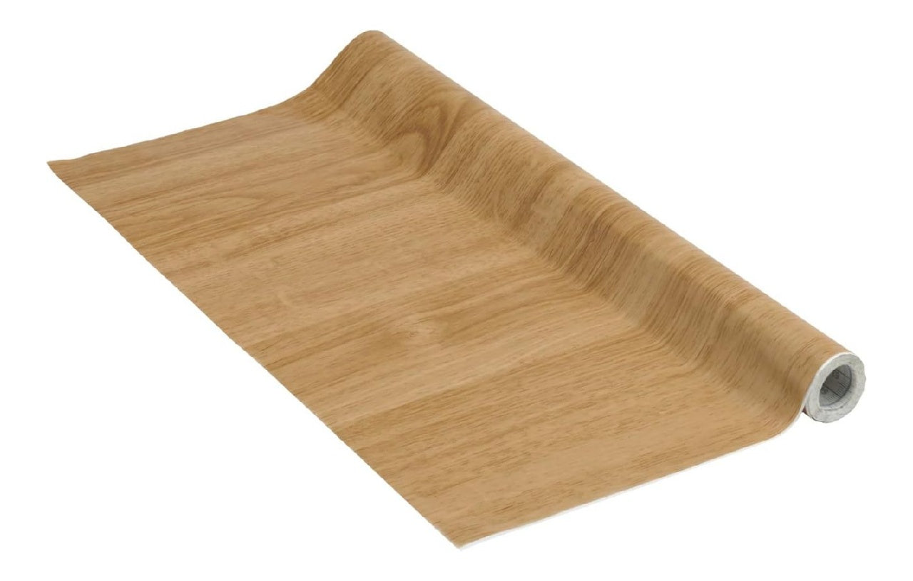 Film adhesif Venilia Perfect Fix Effet Bois chene Clair 90 x 21 m PVC Micro?perfore Anti?Bulles repositionnable 20 Min impermeable Facile a Nettoyer ideal Meubles Cuisine 54302