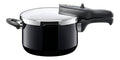 Sicomatic Silit tPlus autocuiseur 45 l autocuiseur 22 cm ceramique fonctionnelle Silargan induction 3 niveaux de cuisson commande rotative a une main noir