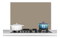 Credunce Interieur Couleurs Beige Fond de hotte 100x65 cm Credence aluminium Plaque inox de cuisine