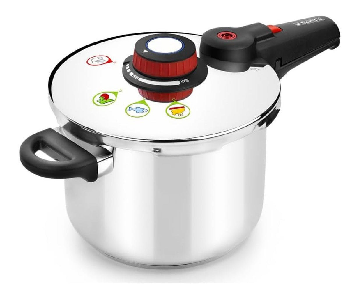 MONIX Selecta Autocuiseur dans Acier Inoxydable Moderne 9 Litros Argent