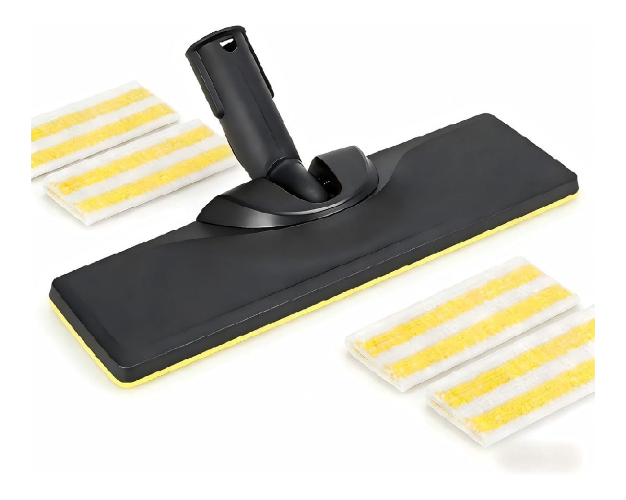 Set 5 PCS Suceur de Sol pour SC2 SC3 SC4 SC5 Nettoyeur Vapeur Accessoires de remplacement pour Easyfix Nettoyeur Vapeur 1 Buse de Sol ainsi que 4 Serpillere en Microfibres
