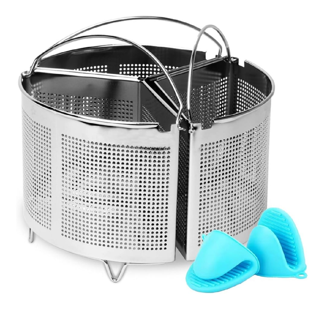 Diviseurs cuiseur destine a a pates dans acier inoxydable faitesles jouer naturel et professionnel possedant nos paniers de separation pratiques pour la pate